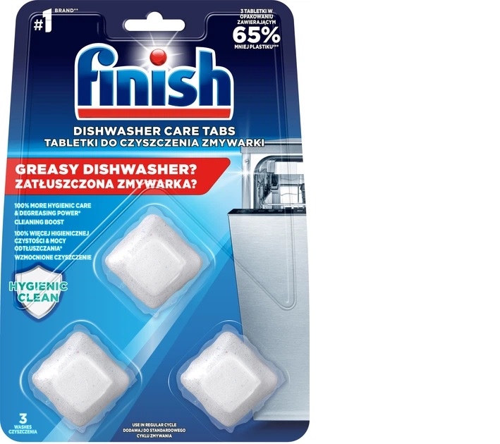 Засіб для очищення посудомийних машин FINISH 3 шт.